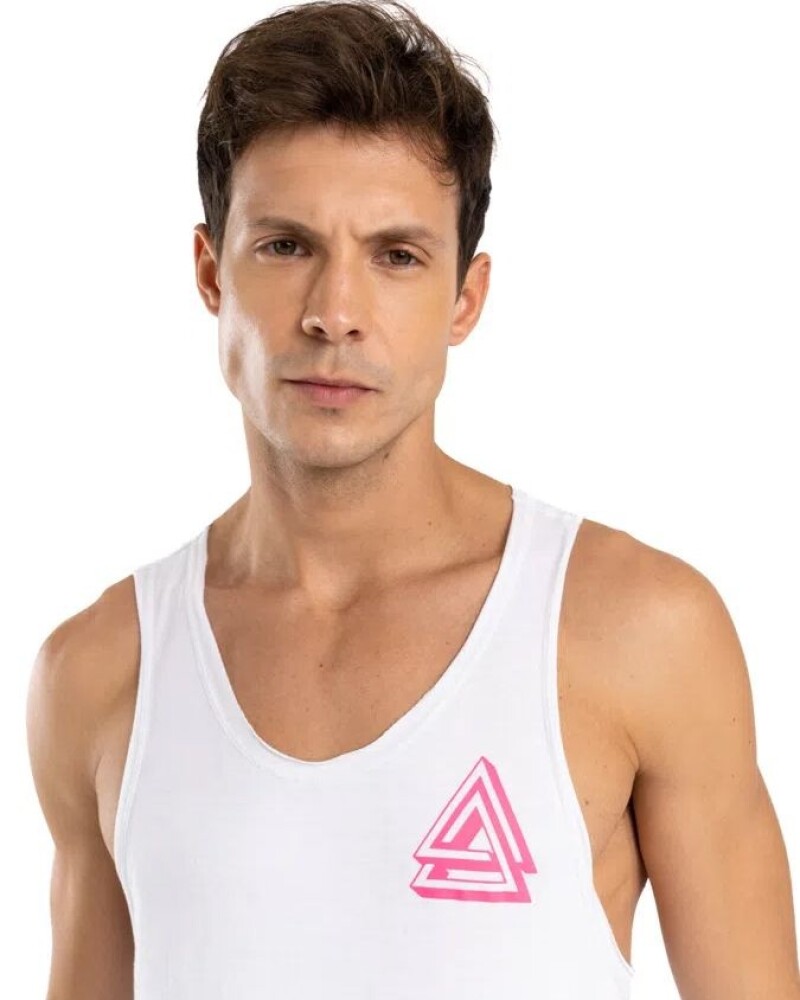 viceversa MUSCULOSA COLOR BLANCO BY LA MAFIA Ahorra y exporta