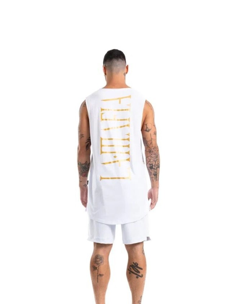 viceversa MUSCULOSA COLOR BLANCO DE ALGODON BY LA MAFIA Libre de impuestos