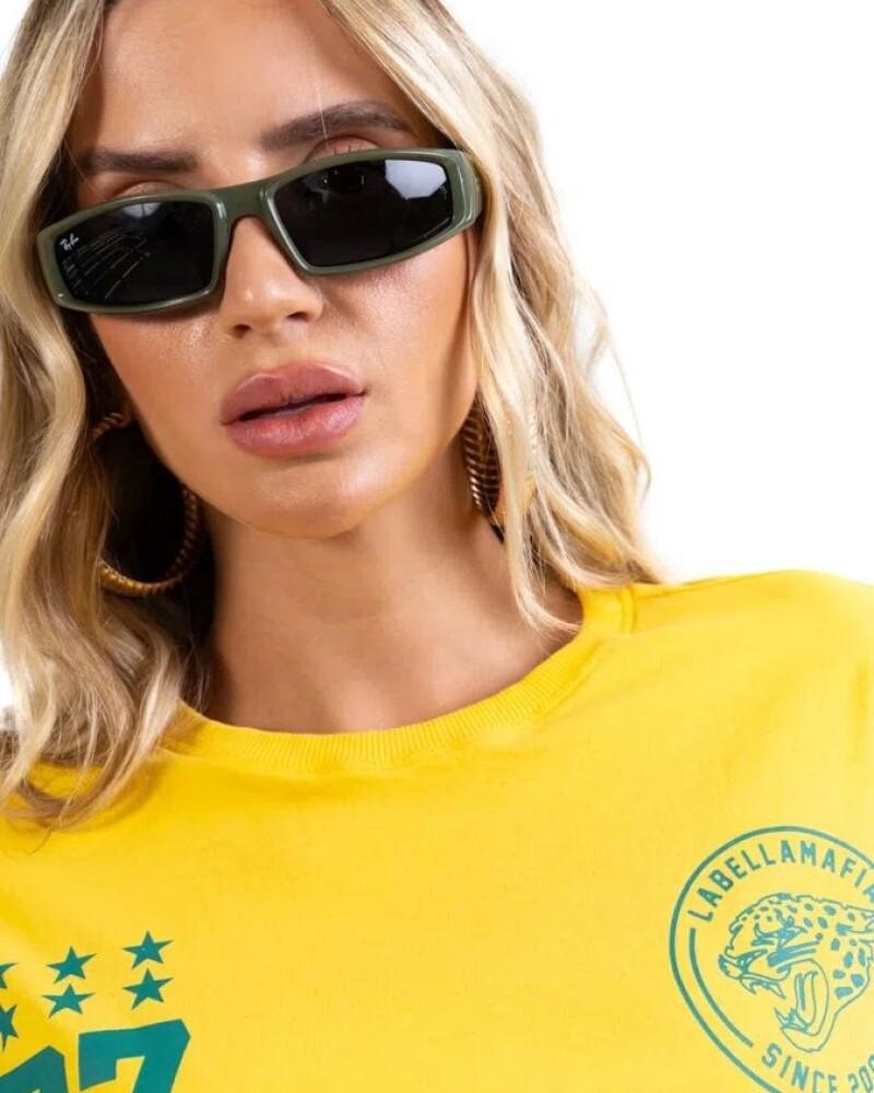 viceversa T-SHIRT COLOR AMARILLO BY LA BELLAMAFIA Devoluciones gratuitas