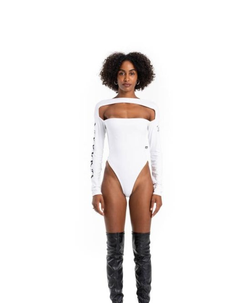 viceversa BODY FUTURA BLANCO MANGA LARGA