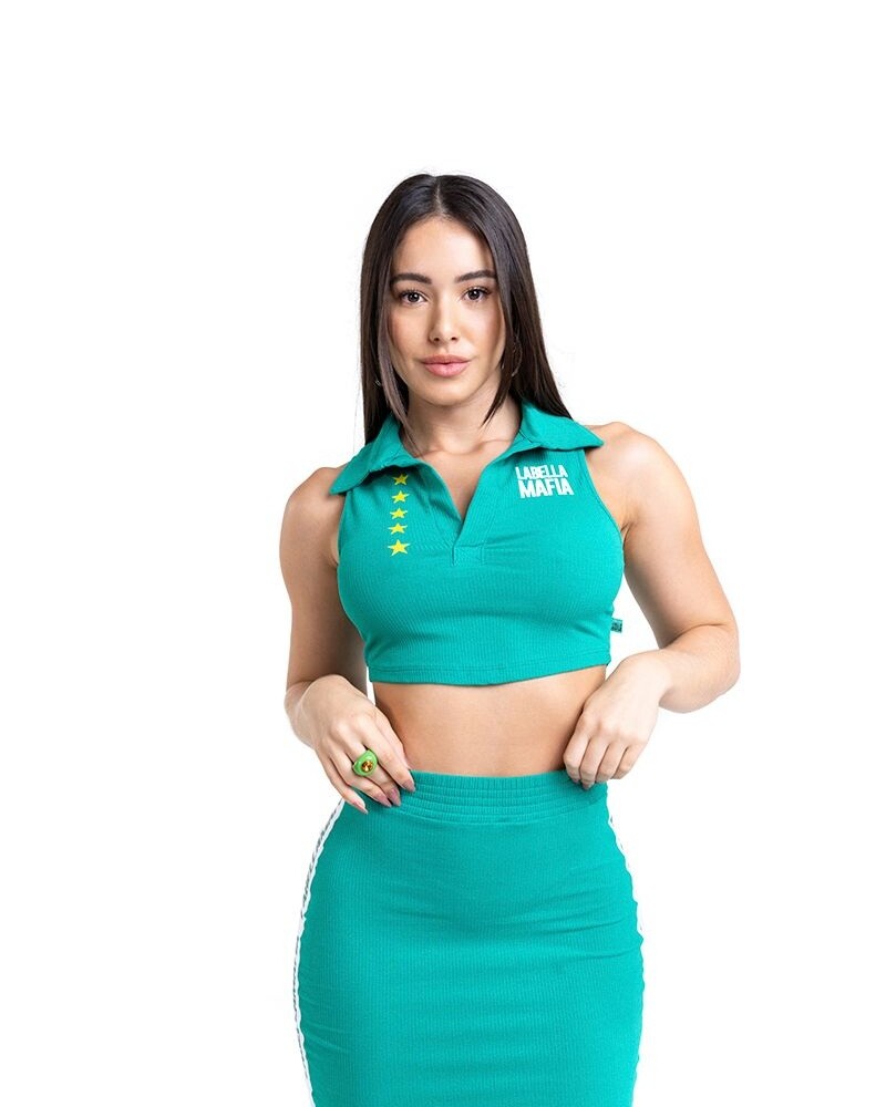 viceversa MUSCULOSA VERDE BY LBM Oferta especial de fábrica