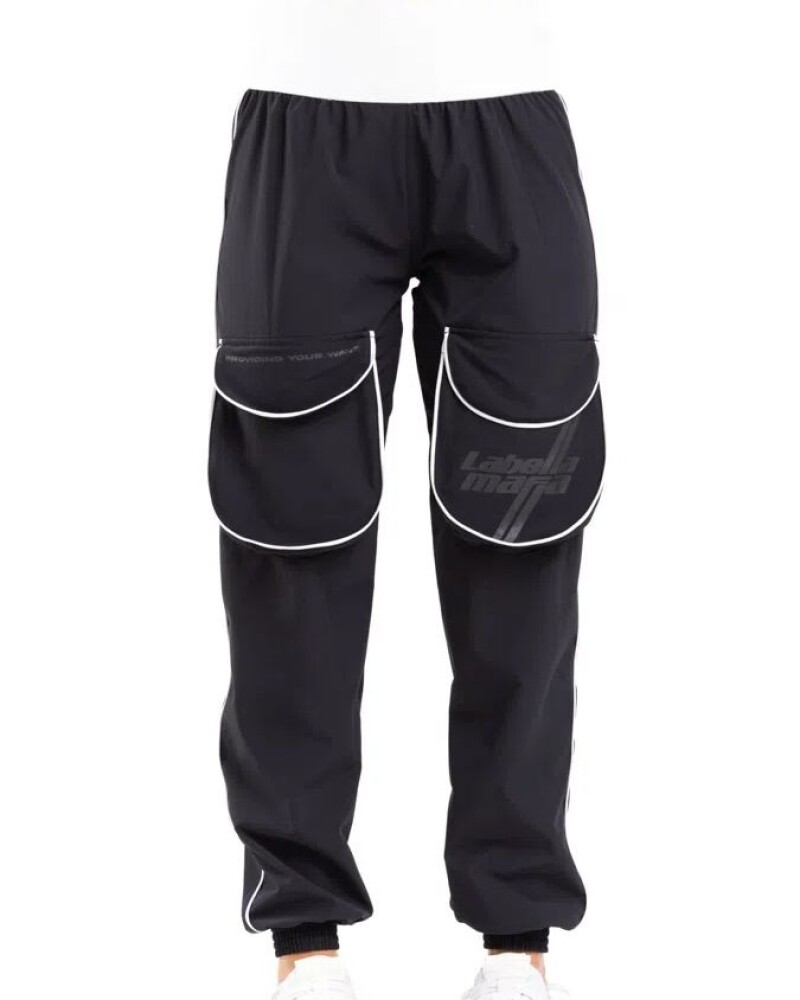 viceversa PANTALON COLOR NEGRO BY LA BELLAMAFIA Rebajas de fábrica