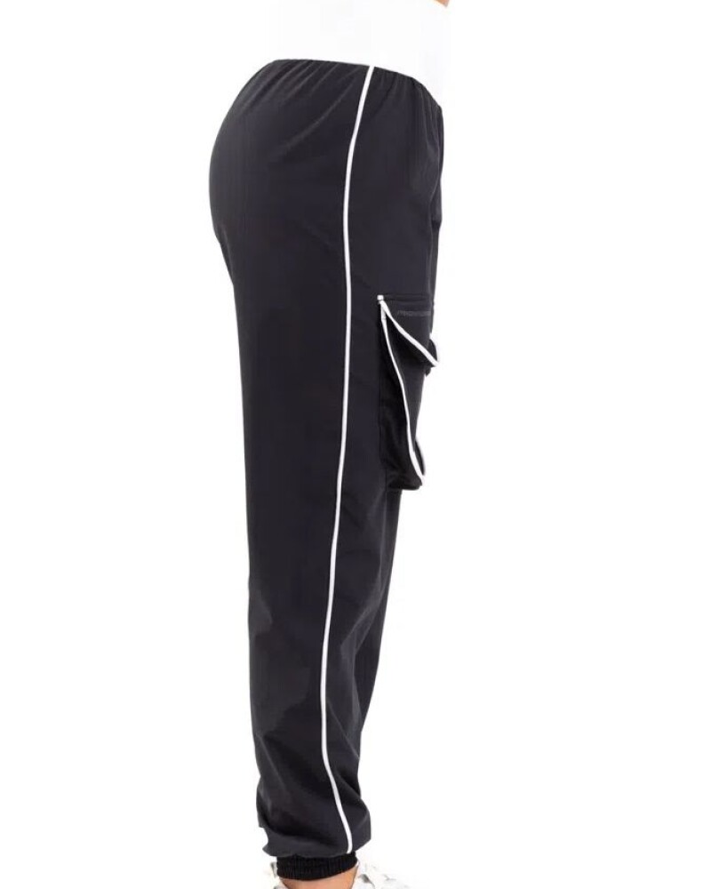 viceversa PANTALON COLOR NEGRO BY LA BELLAMAFIA Rebajas de fábrica