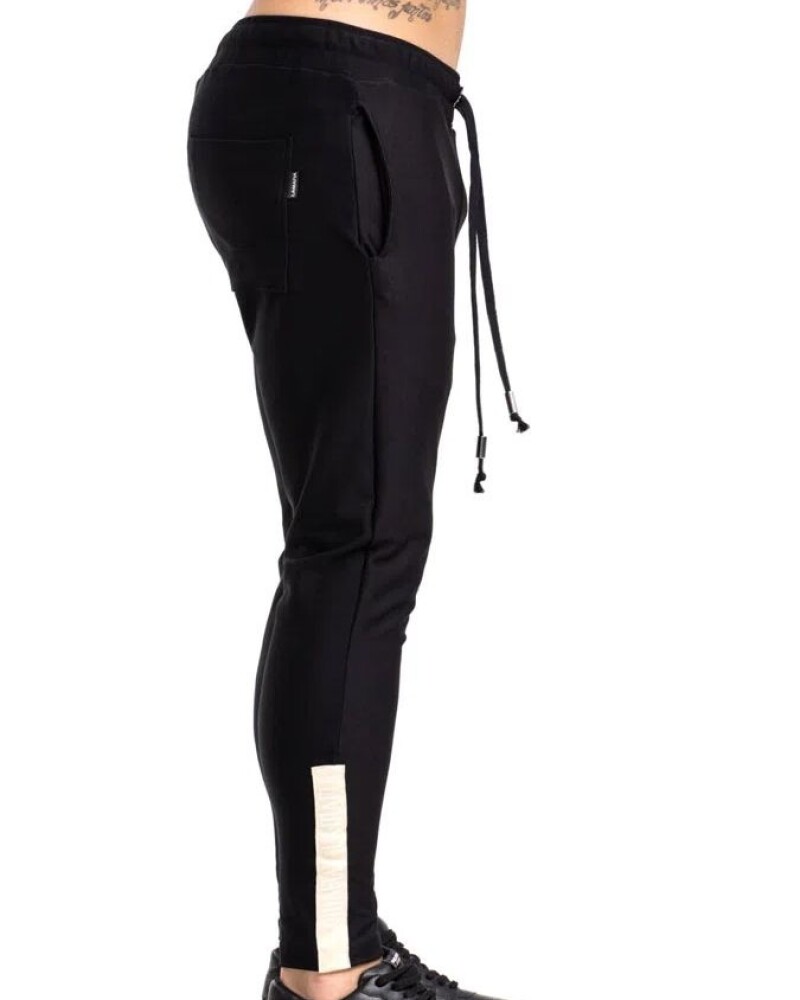viceversa PANTALON COLOR NEGRO ELASTIZADO BY LA MAFIA Liquidación