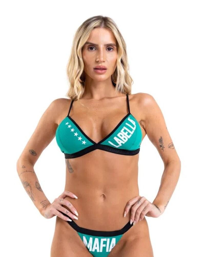 viceversa CONJUNTO INTIMO COLOR VERDE BY LA BELLAMAFIA Descuentos del mes
