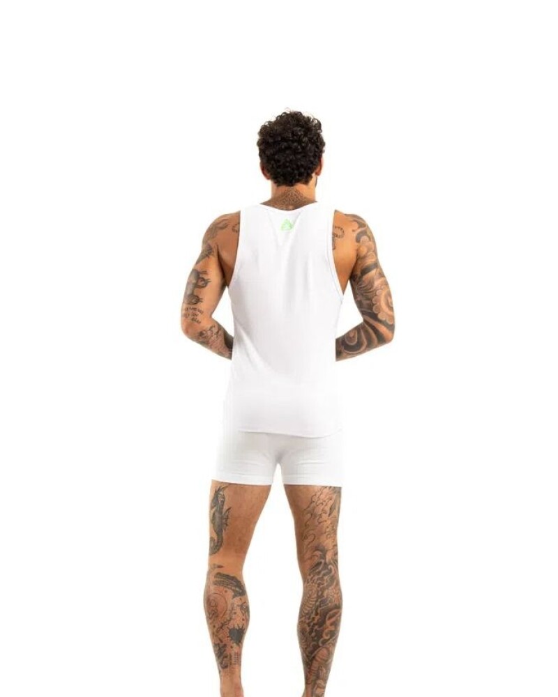 viceversa CONJUNTO MUSCULOSA Y BóXER BLANCO Rebajas de fin de temporada