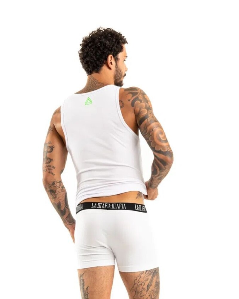 viceversa CONJUNTO MUSCULOSA Y BóXER BLANCO Rebajas de fin de temporada