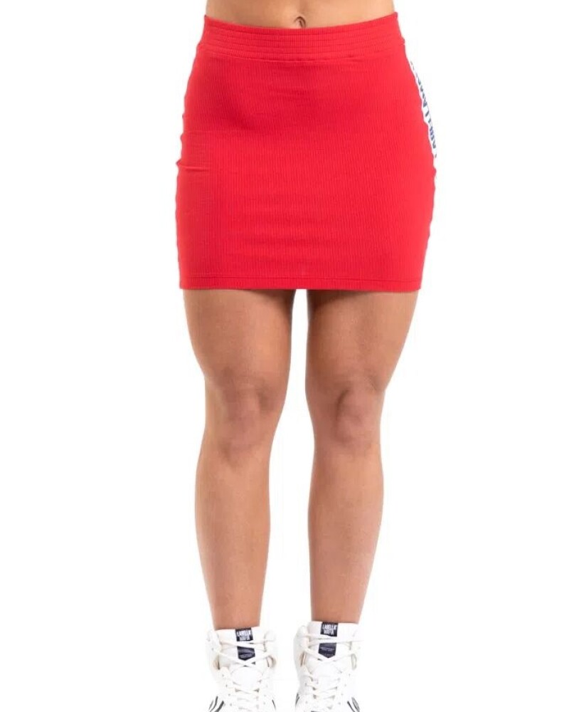 viceversa POLLERA COLOR ROJO BY LA BELLAMAFIA Ofertas