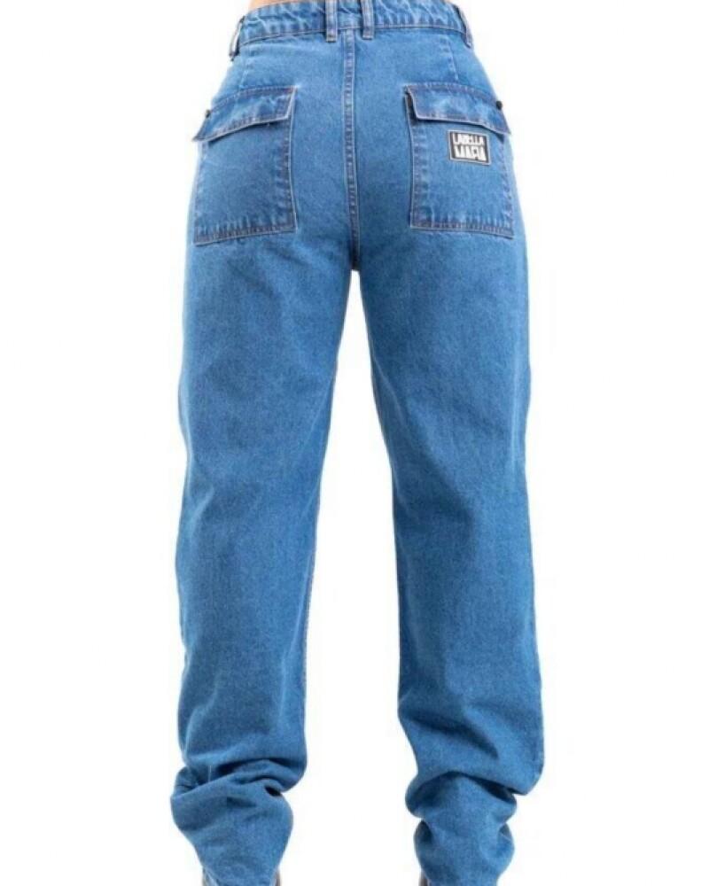 viceversa PANTALON COLOR JEAN BY LA BELLAMAFIA En oferta
