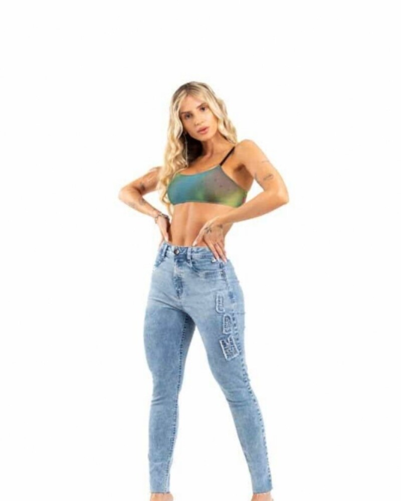 viceversa PANTALON JEAN BY LA BELLAMAFIA Descuento por venta flash