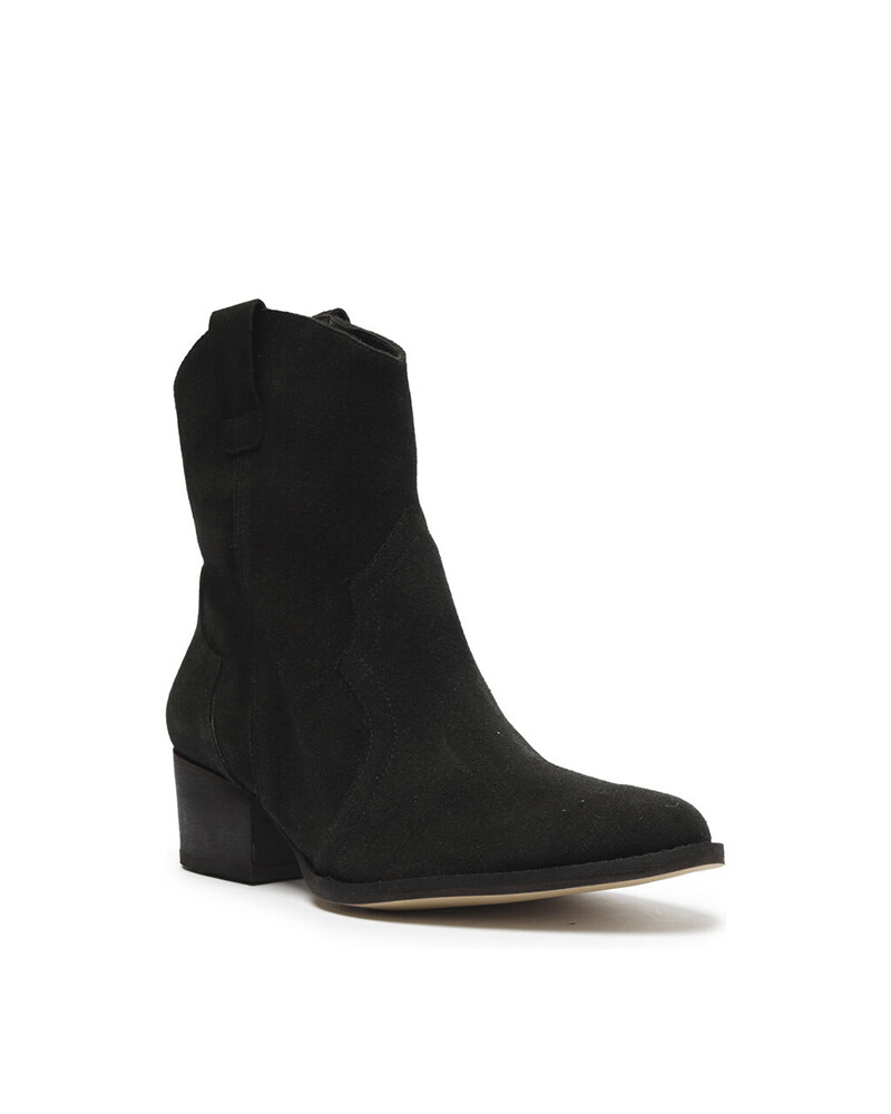 viceversa BOTAS VAQUERAS NEGRAS EN PIEL SERRAJE En oferta