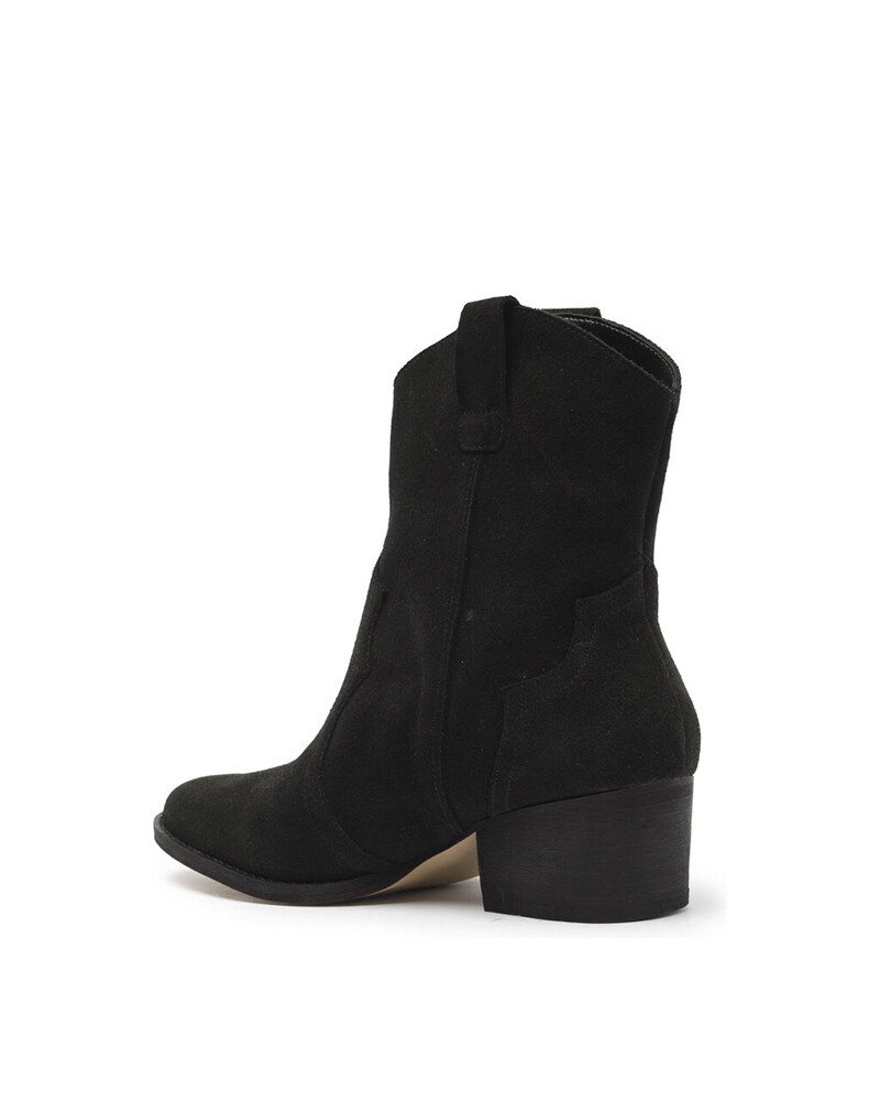 viceversa BOTAS VAQUERAS NEGRAS EN PIEL SERRAJE En oferta