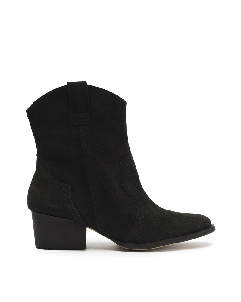 viceversa BOTAS VAQUERAS NEGRAS EN PIEL SERRAJE En oferta