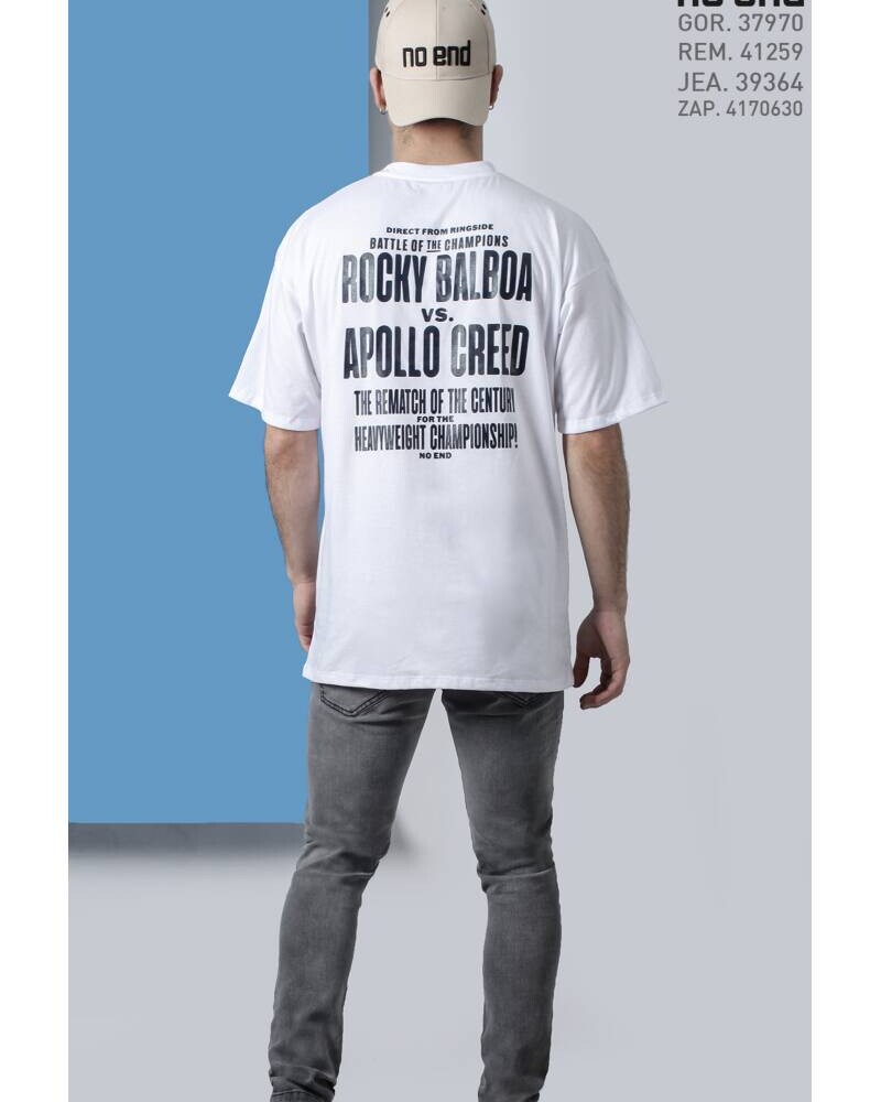 viceversa REMERA OVERSIZE ROCKY BALBOA Tienda de fábrica