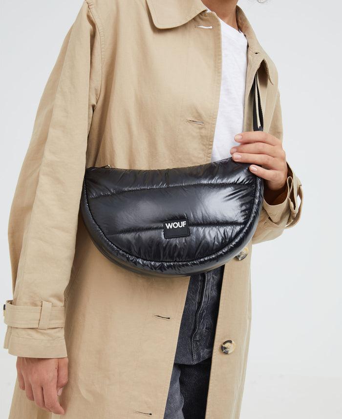 wouf Black Glossy Crossbody Bag Solo hoy