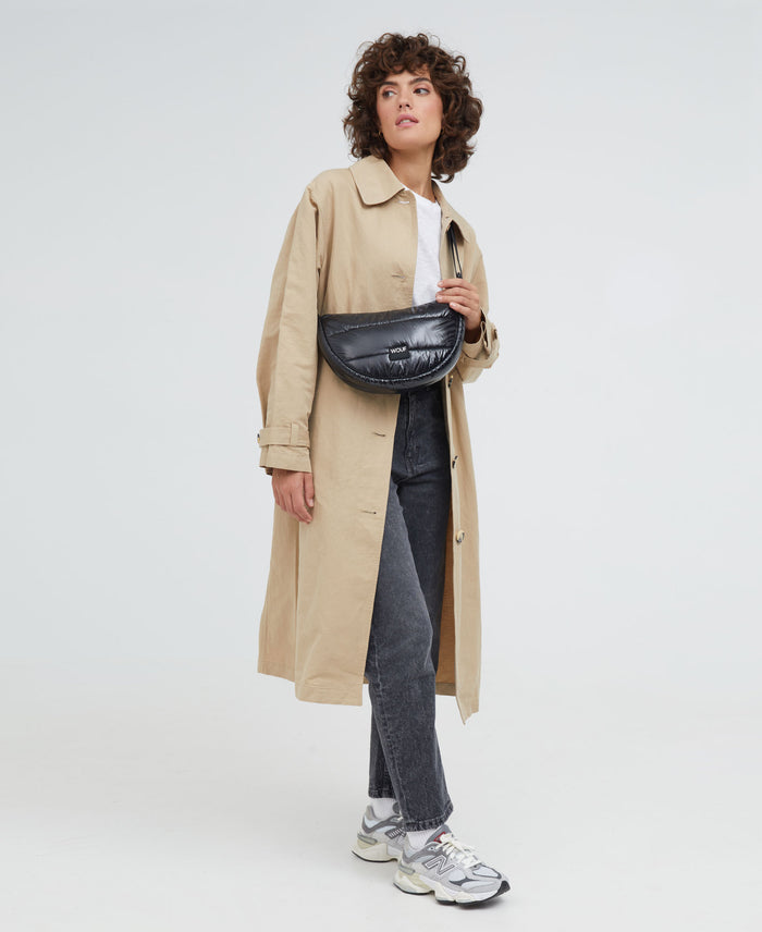 wouf Black Glossy Crossbody Bag Solo hoy