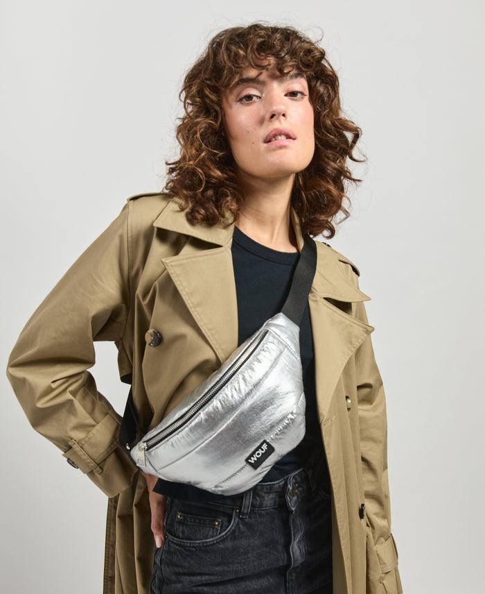 wouf Silver Glossy Waistbag Tienda