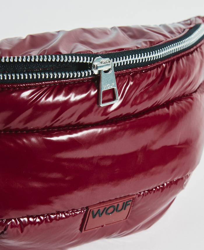 wouf Burgundy Glossy Waistbag Solo queda un día