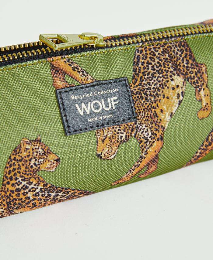 wouf Olive Leopard Pencil Case Mejor oferta