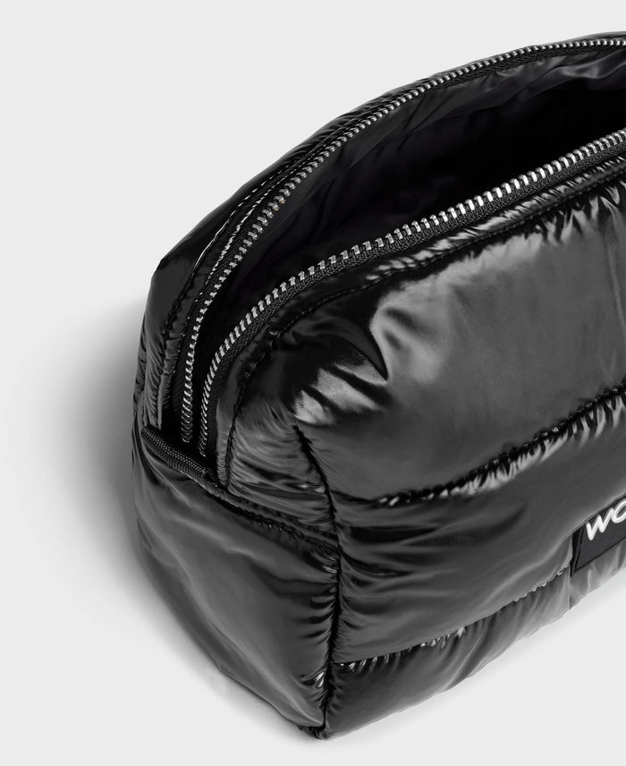 wouf Black Glossy Toiletry Bag Oferta especial