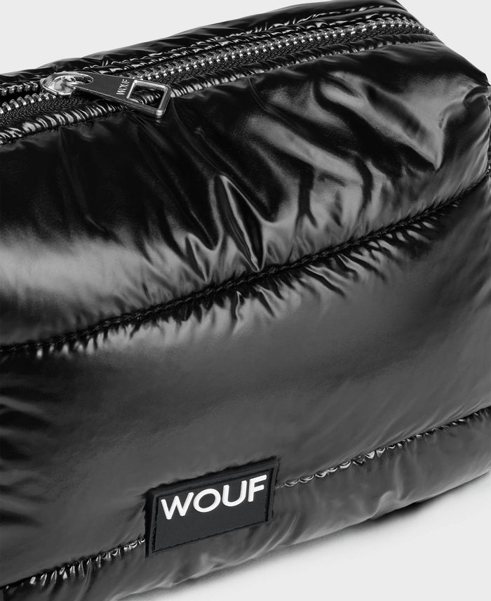wouf Black Glossy Toiletry Bag Oferta especial