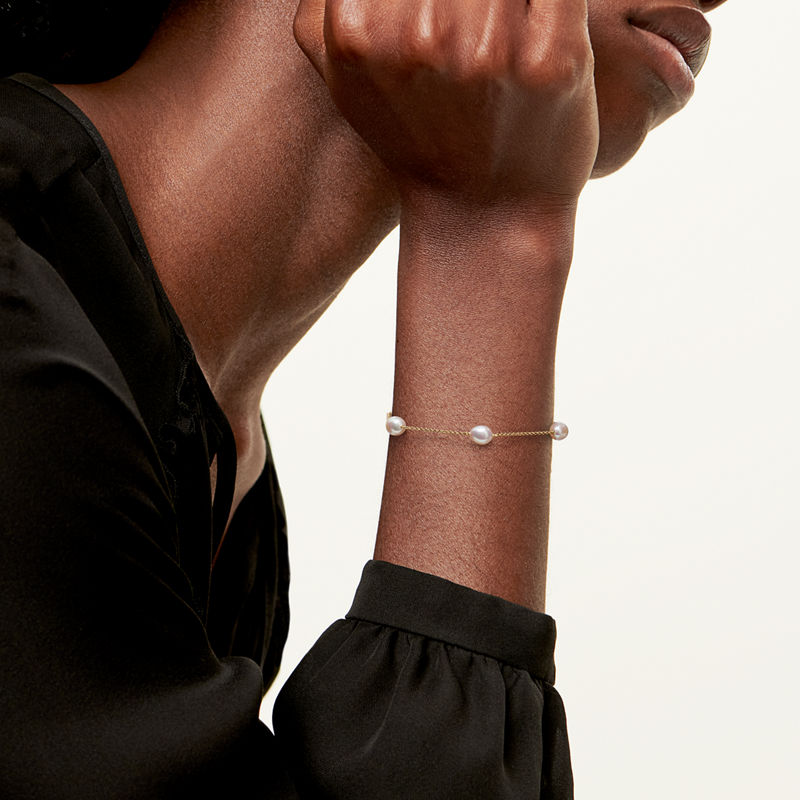 Tiffany & Co. Elsa Peretti® pulsera Pearls by the Yard™ Libre de impuestos
