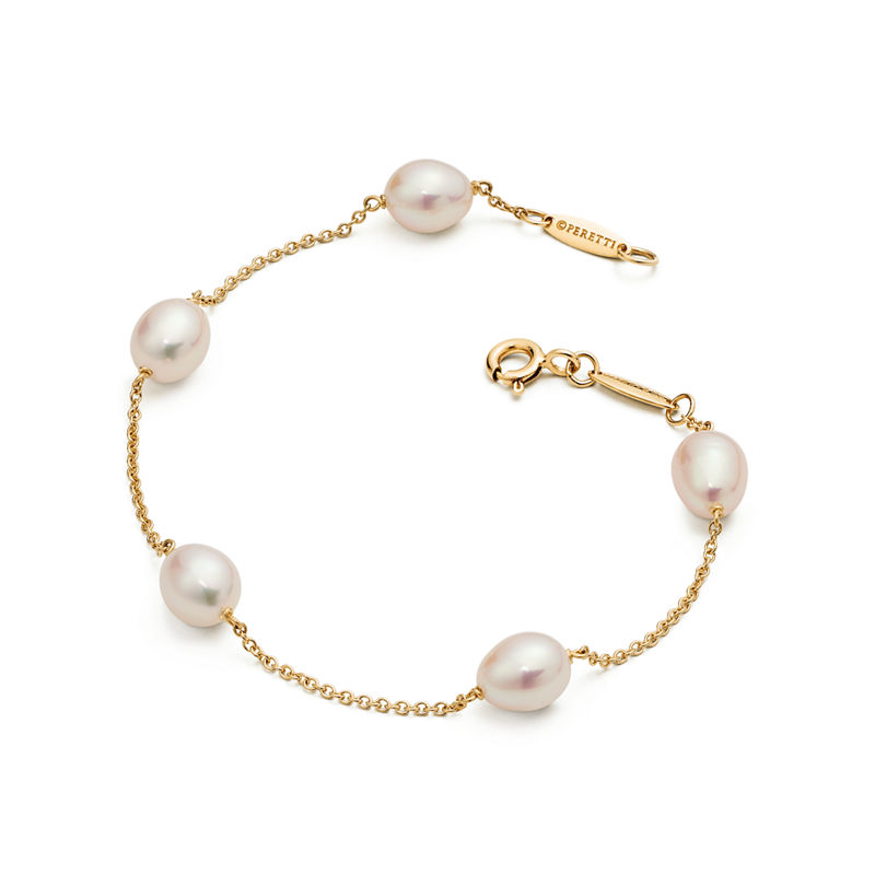Tiffany & Co. Elsa Peretti® pulsera Pearls by the Yard™ Libre de impuestos