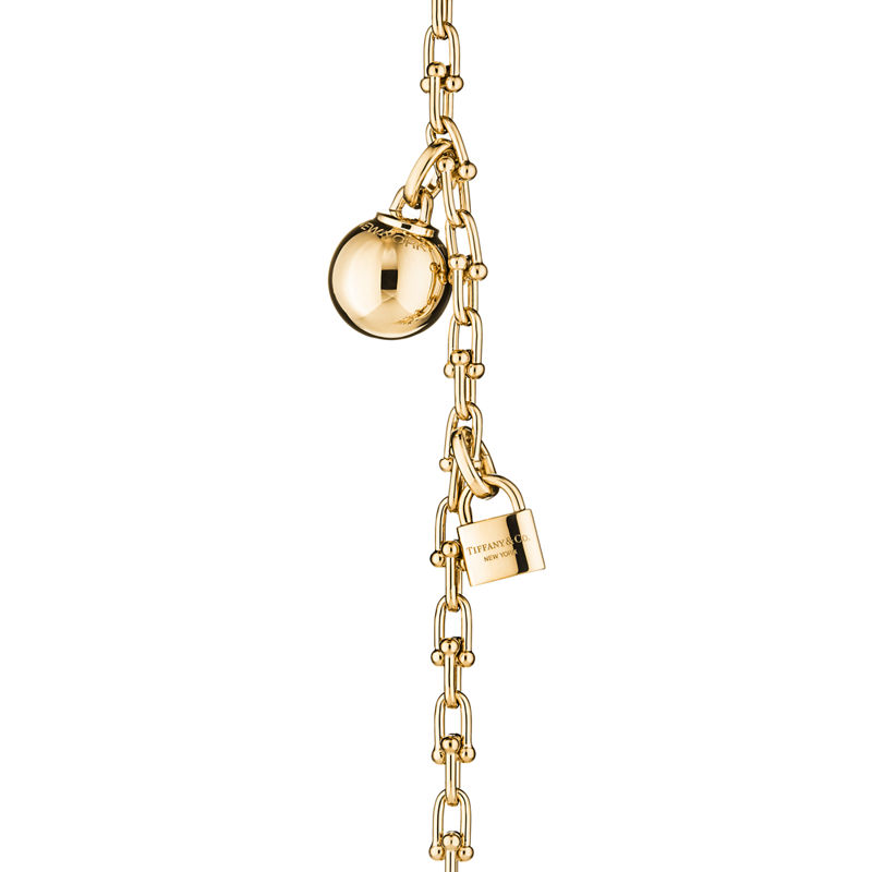 Tiffany & Co. Tiffany HardWear Pulsera de varias vueltas con eslabones pequeños de oro amarillo Descuentos del mes