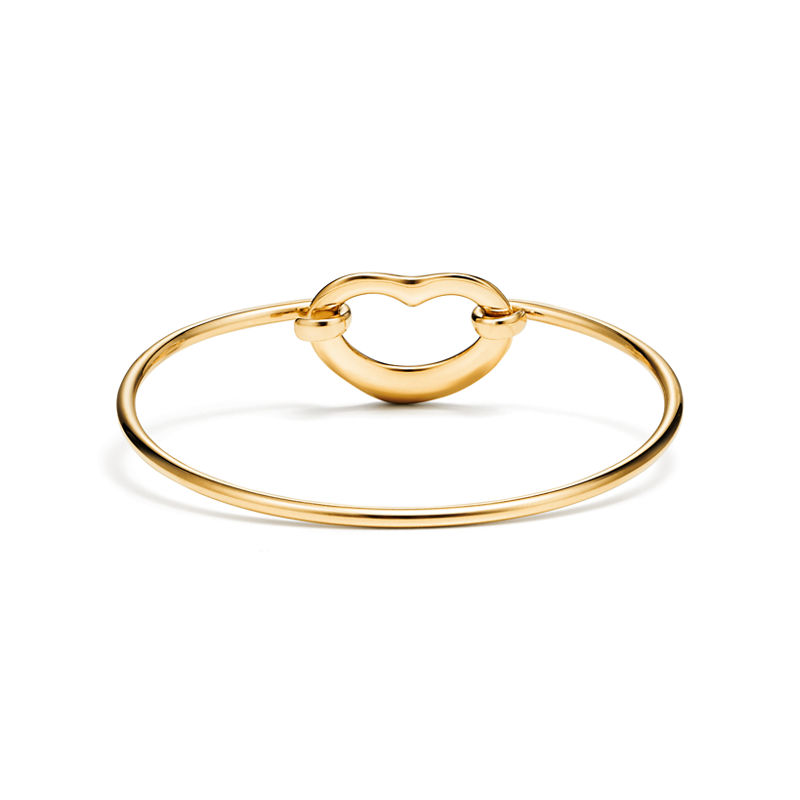 Tiffany & Co. Elsa Peretti® Brazalete Open Heart de oro amarillo Última moda