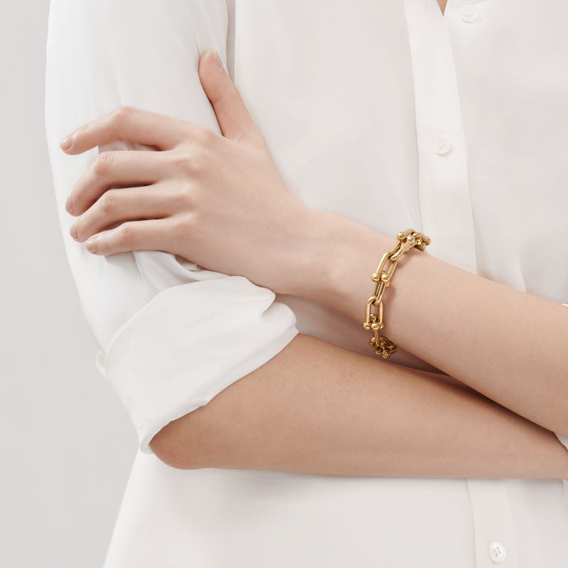 Tiffany & Co. Tiffany HardWear Pulsera de eslabones grandes de oro amarillo Descuento por venta flash