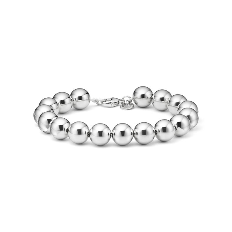 Tiffany & Co. Tiffany HardWear Pulsera de esferas en plata 10 mm Rebajas de fin de temporada
