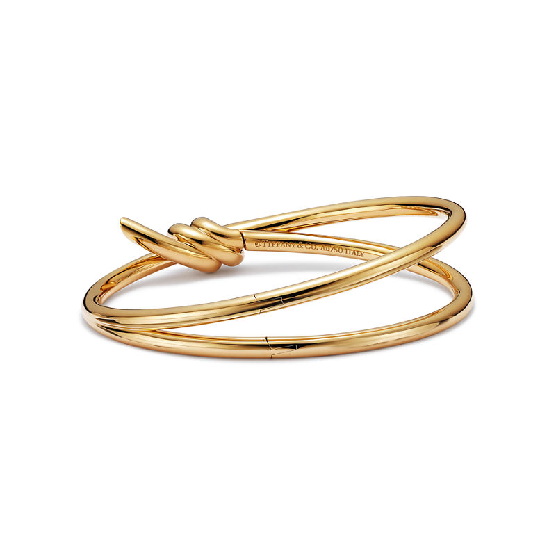 Tiffany & Co. Tiffany Knot Brazalete articulado de dos vueltas en oro amarillo Outlet
