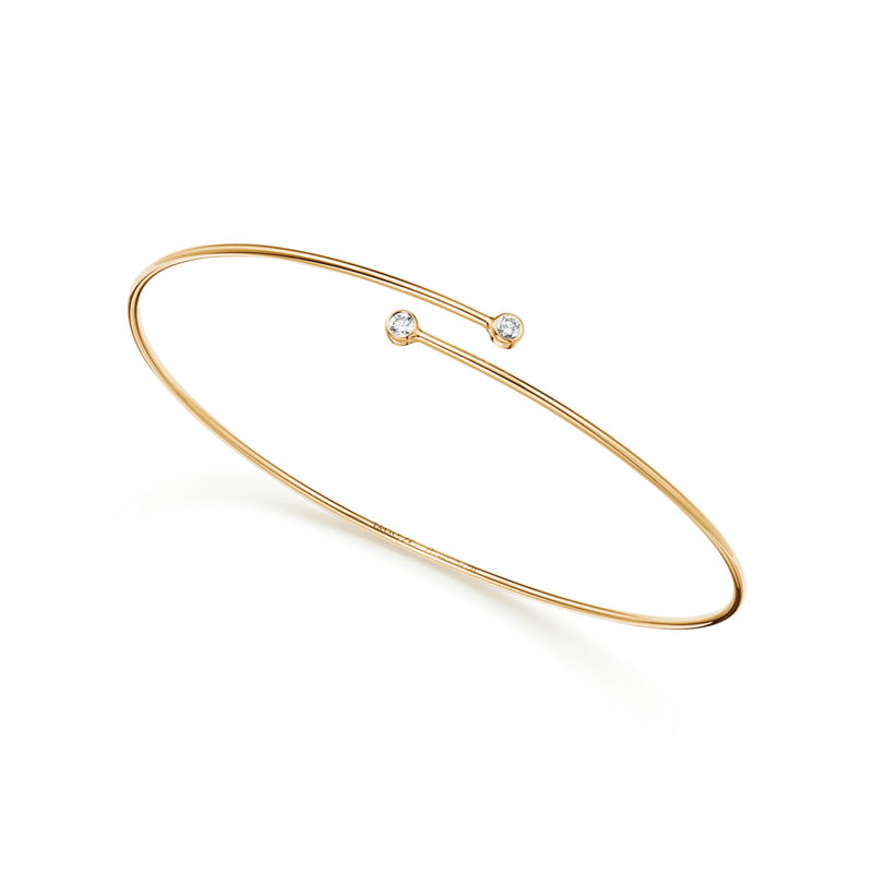 Tiffany & Co. Elsa Peretti® Pulsera de una vuelta Diamond Hoop Outlet online