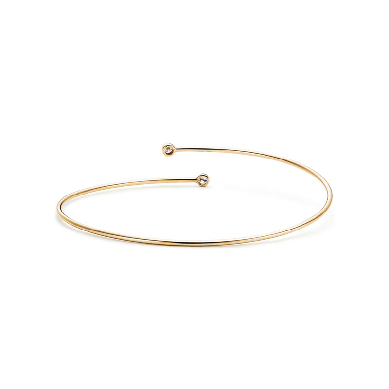 Tiffany & Co. Elsa Peretti® Pulsera de una vuelta Diamond Hoop Outlet online