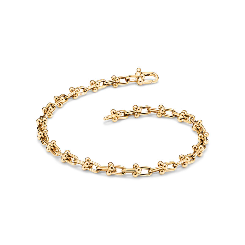 Tiffany & Co. Tiffany HardWear Pulsera de microeslabones de oro amarillo Ofertas