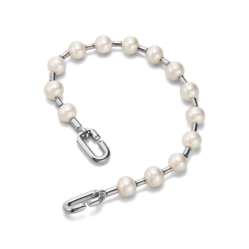 Tiffany & Co. Tiffany HardWear Pulsera de perla en plata 7-8 mm Tienda