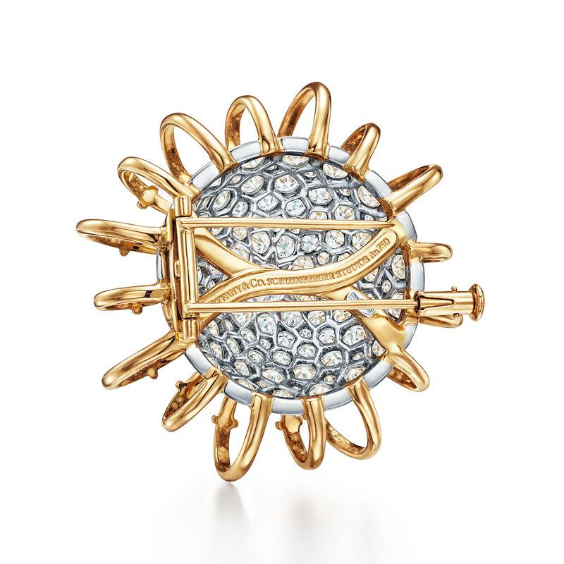 Tiffany & Co. Tiffany & Co. Schlumberger Broche Apollo en oro amarillo y platino con diamantes Rebajas online