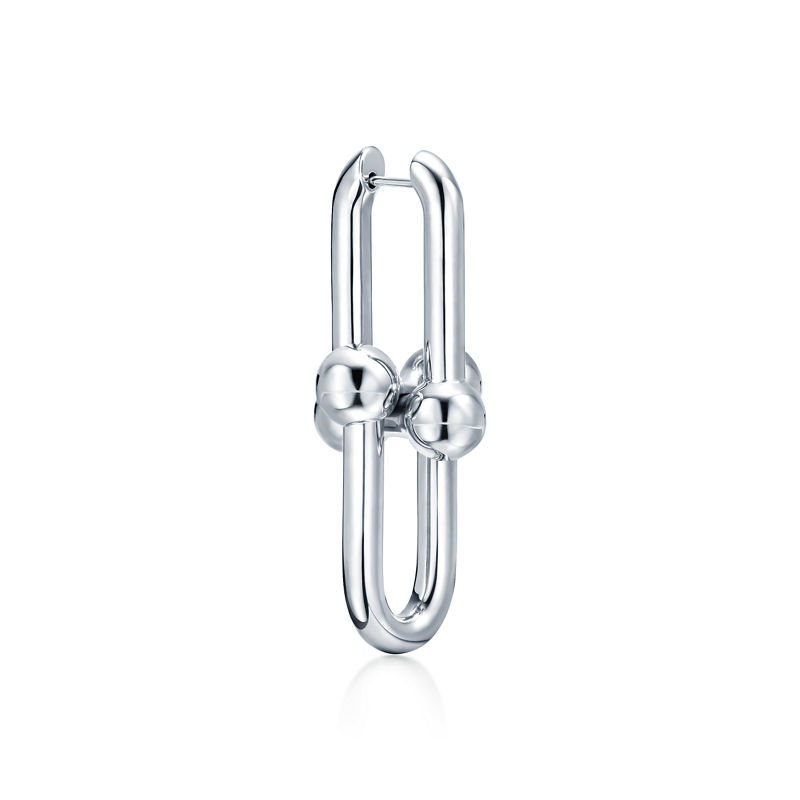 Tiffany & Co. Tiffany HardWear Pendientes de eslabones extragrandes de plata de ley COMPRAR AHORA