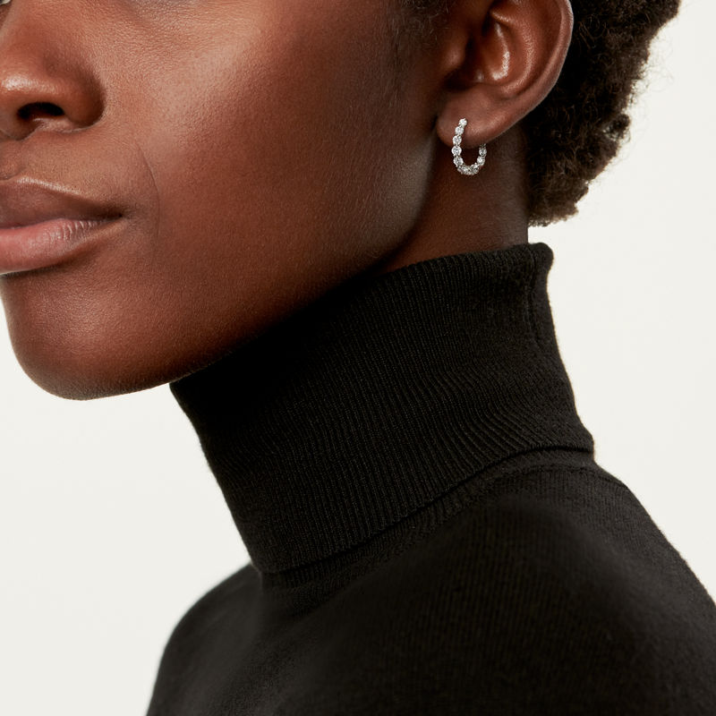 Tiffany & Co. Pendientes en forma de aro reversibles Rebajas de fin de temporada