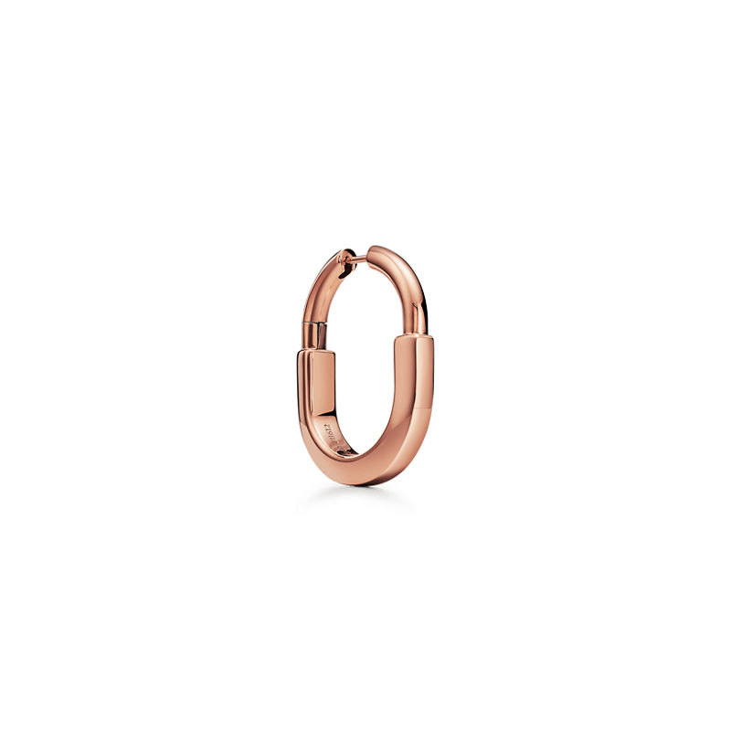 Tiffany & Co. Tiffany Lock Pendientes en oro rosa tamaño mediano Ofertas