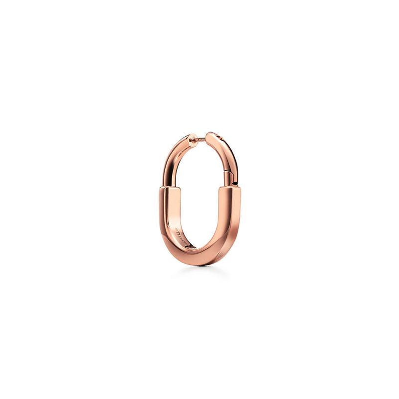 Tiffany & Co. Tiffany Lock Pendientes en oro rosa tamaño mediano Ofertas