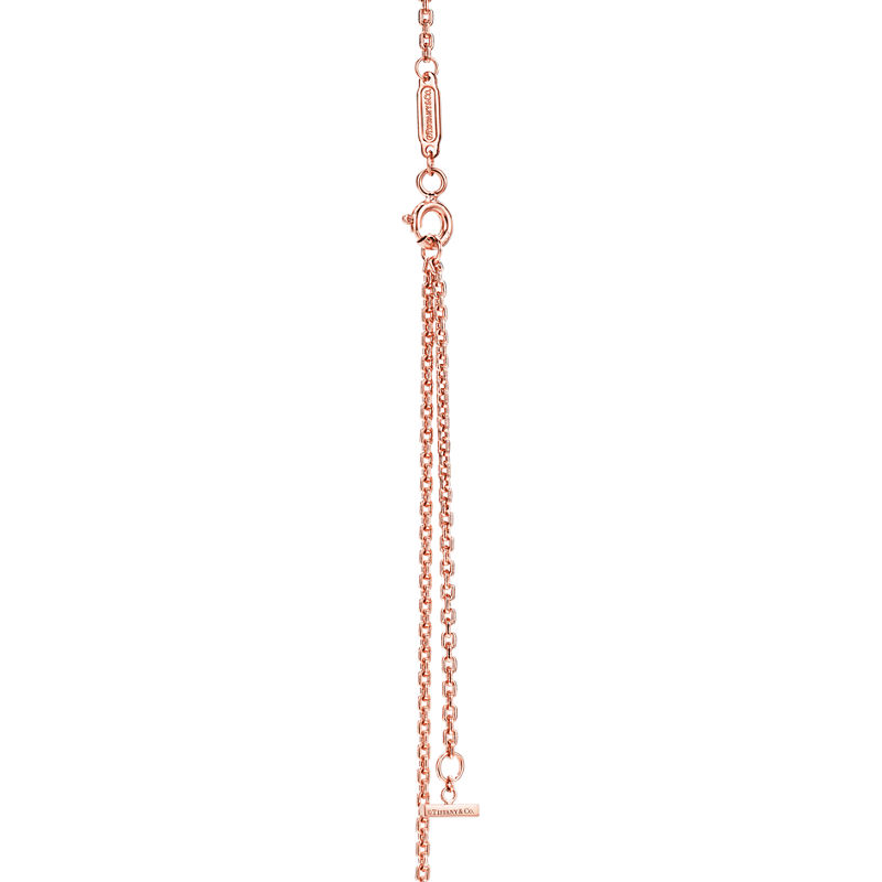 Tiffany & Co. Tiffany T Colgante Smile de oro rosa tamaño pequeño Oferta especial