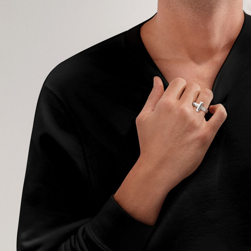 Tiffany & Co. Tiffany T T1 Anillo de oro blanco Últimos 3 días