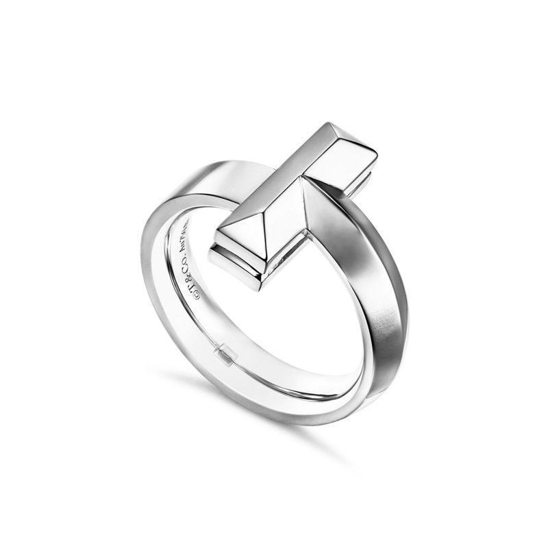 Tiffany & Co. Tiffany T T1 Anillo de oro blanco Últimos 3 días