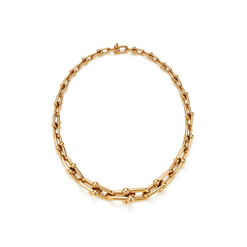 Tiffany & Co. Tiffany HardWear Collar de eslabones escalonados de oro amarillo Descuentos del mes