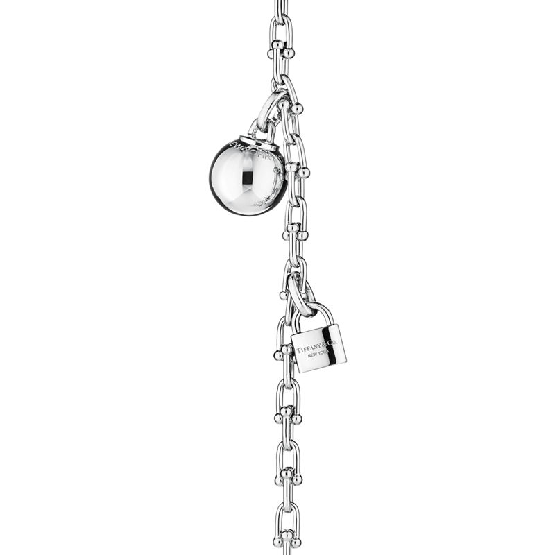 Tiffany & Co. Tiffany HardWear Pulsera de varias vueltas con eslabones pequeños de plata de ley Oferta exclusiva