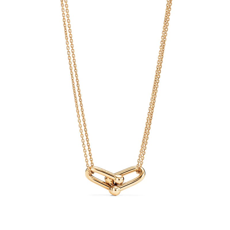 Tiffany & Co. Tiffany HardWear Colgante de eslabones dobles grandes de oro amarillo Última moda