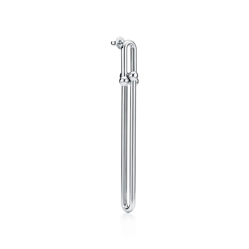 Tiffany & Co. Tiffany HardWear Pendientes de eslabones largos dobles de plata de ley Ofertas de temporada
