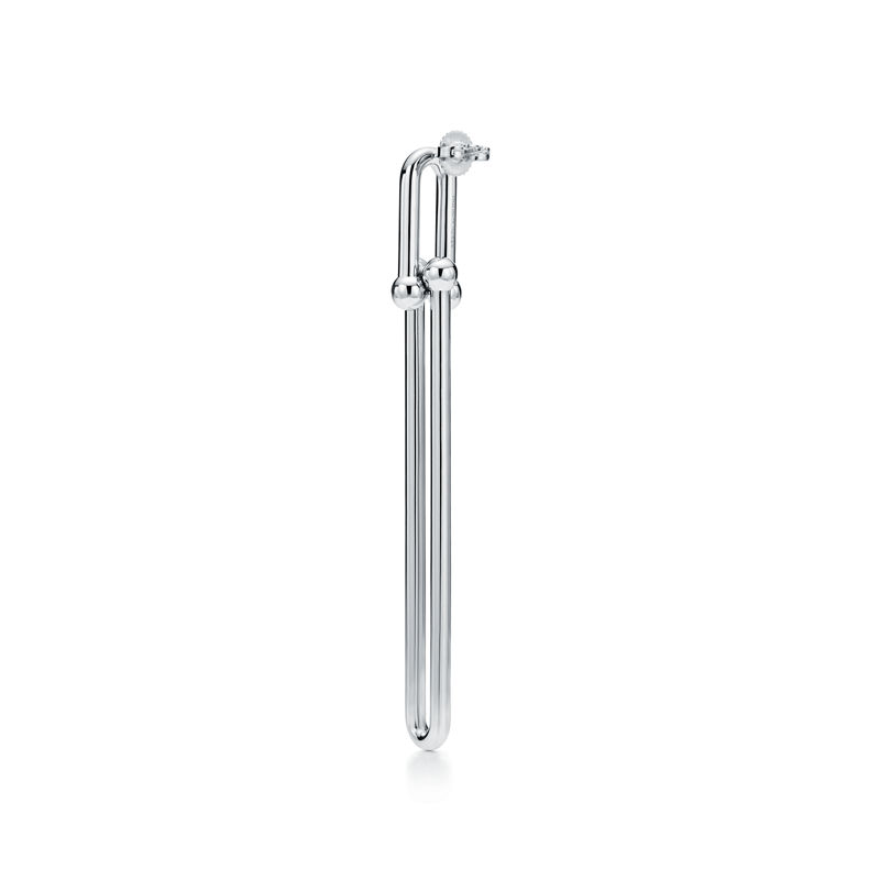 Tiffany & Co. Tiffany HardWear Pendientes de eslabones largos dobles de plata de ley Ofertas de temporada
