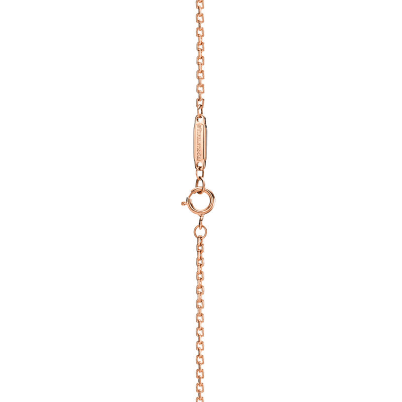 Tiffany & Co. Tiffany HardWear Colgante con eslabón alargado de oro rosa Precio ultrabajo